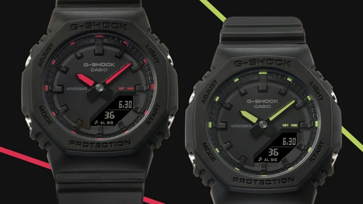 GMA-P2100SA-1A2 Black with neon accent colors