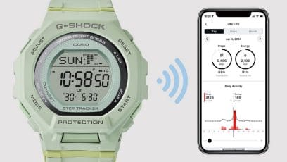 GMD-B300-3 Support for active lifestyles: Step tracker