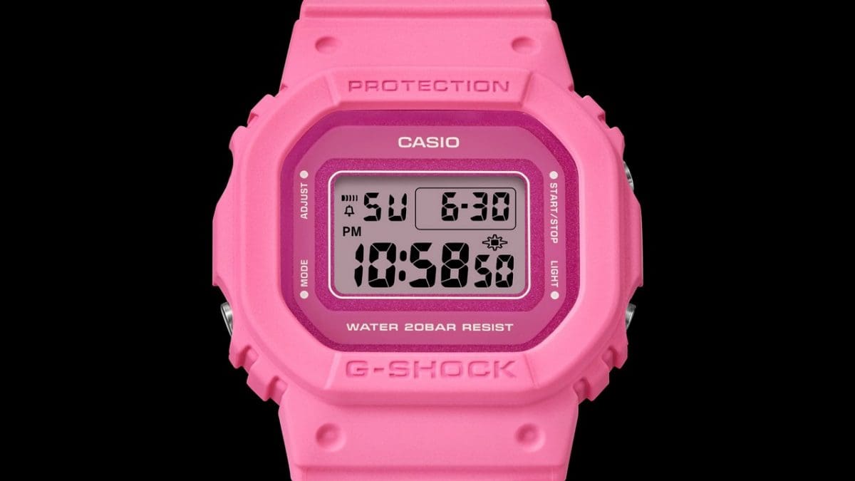 GMD-S5610PP-4 Brilliant pink accents a simple style