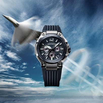 GWR-B3000A-2A Accelerating the evolution of tough ness-driven design: A sturdy, high-precision pilot’s watch inspired by the challenges of the supersonic realm
