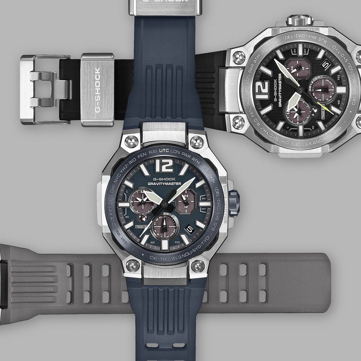 GWR-B3000B-8A Light, comfortable fit on the wrist
