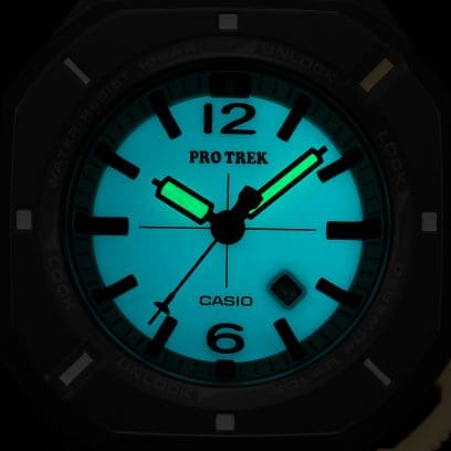PRJ-01-1 Fully phosphorescent dial for low-light visibility