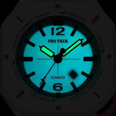 PRJ-01AE-7 Fully phosphorescent dial for low-light visibility