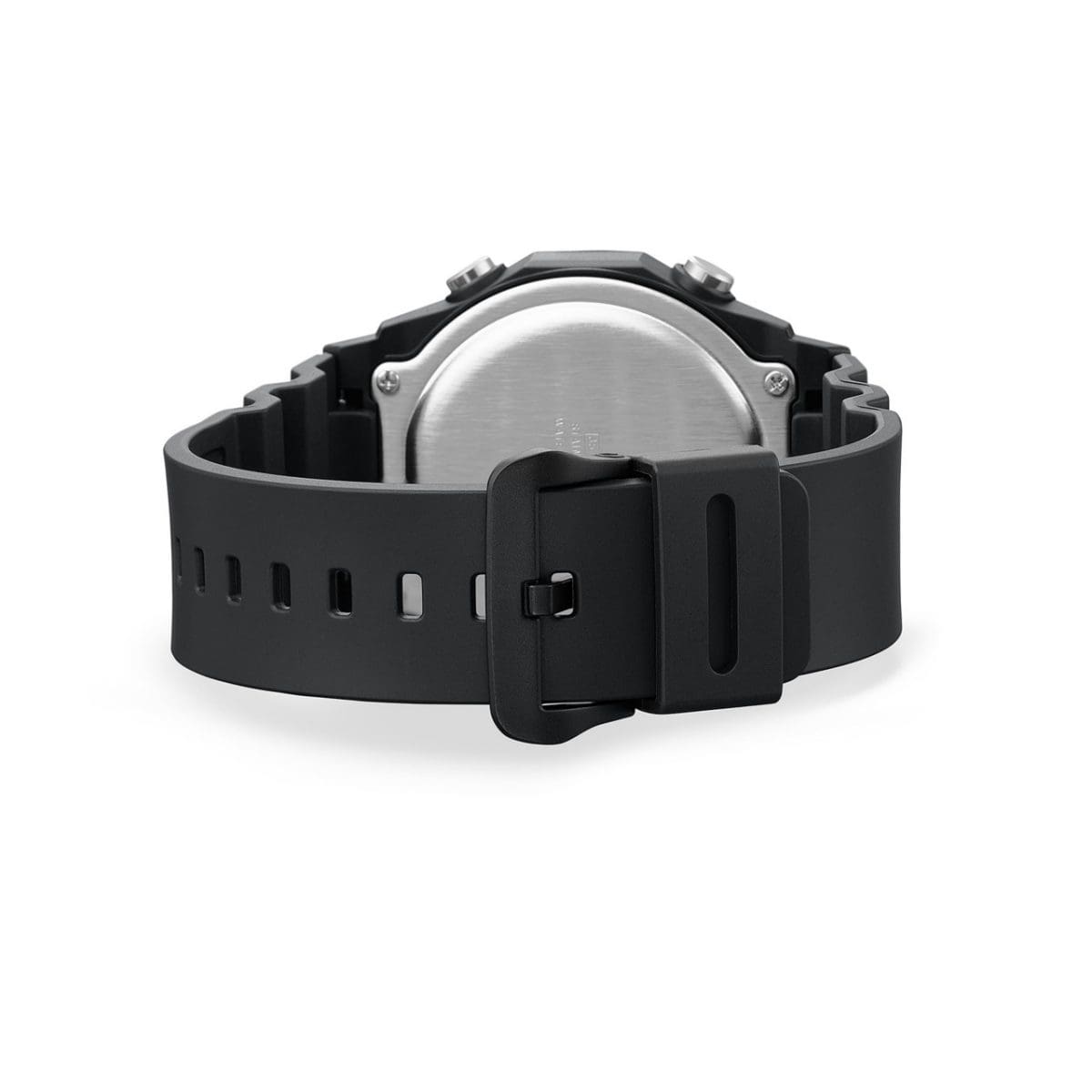 Achteraanzicht van de AE-1700H-1BVEF met gesloten riem