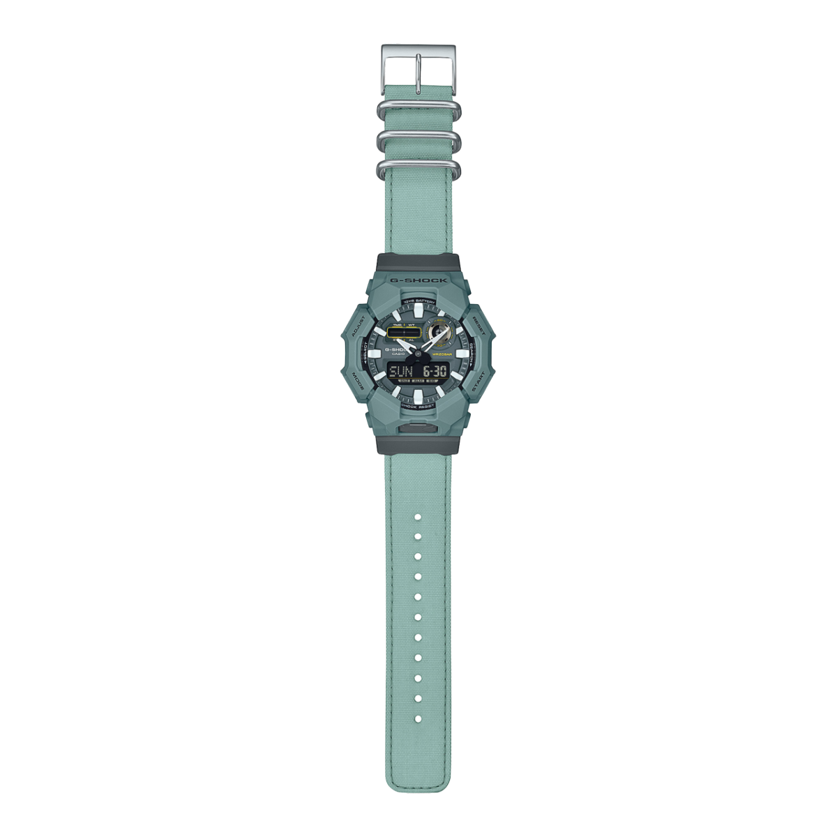 Algemeen beeld van de GA-010CE-2AER met de riem open