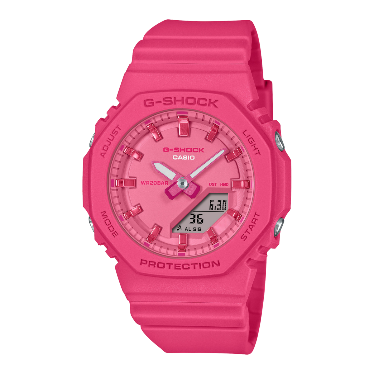 Vooraanzicht van de roze GMA-P2100PP-4AER