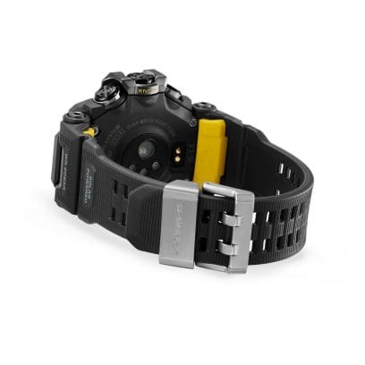 Zilverkleurige sluiting van het GPR-H1000 kunststof horloge