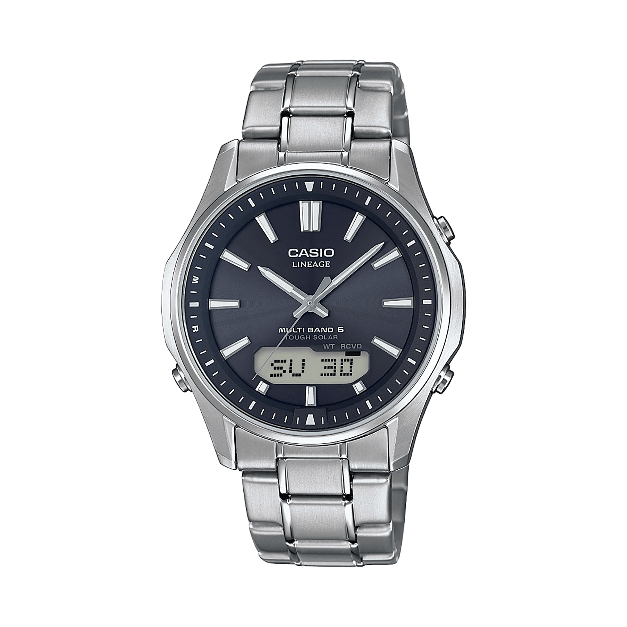 CASIO チタン 電波ソーラー LCW-M100TSE-1A LINEAGE LCW-M100TSE-1A