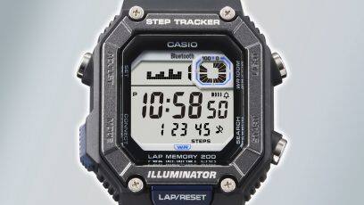 WS-B1000-1AV Stopwatch en stappenteller voor een actieve levensstijl