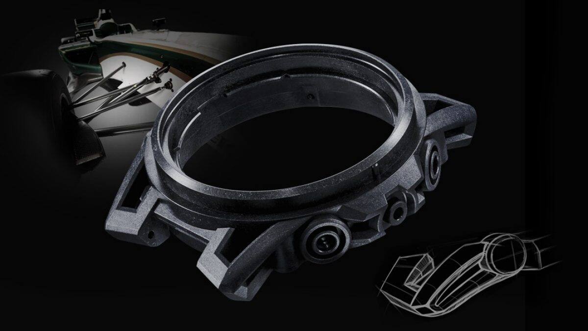 ECB-2000HR-1A Carbon fiber-reinforced resin case with suspension arm design