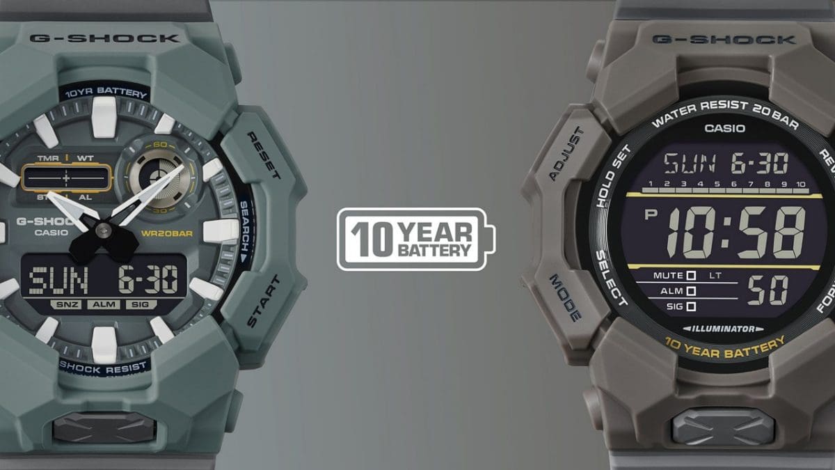 GD-010CE-5 Long-lasting timepiece with approximately 10-year battery life