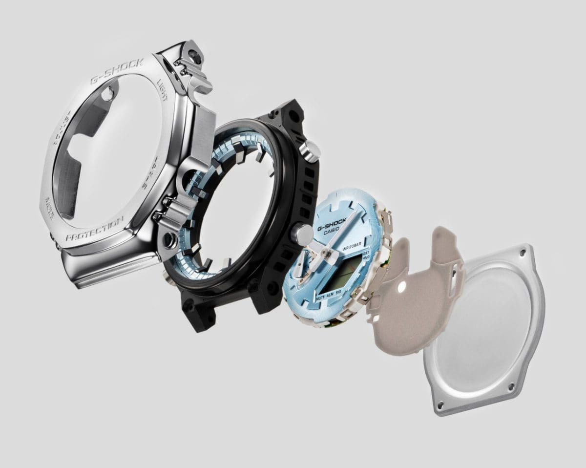 GM-2110D-8A Shock-resistant structure with a metal bezel: Delivering both strength and beauty