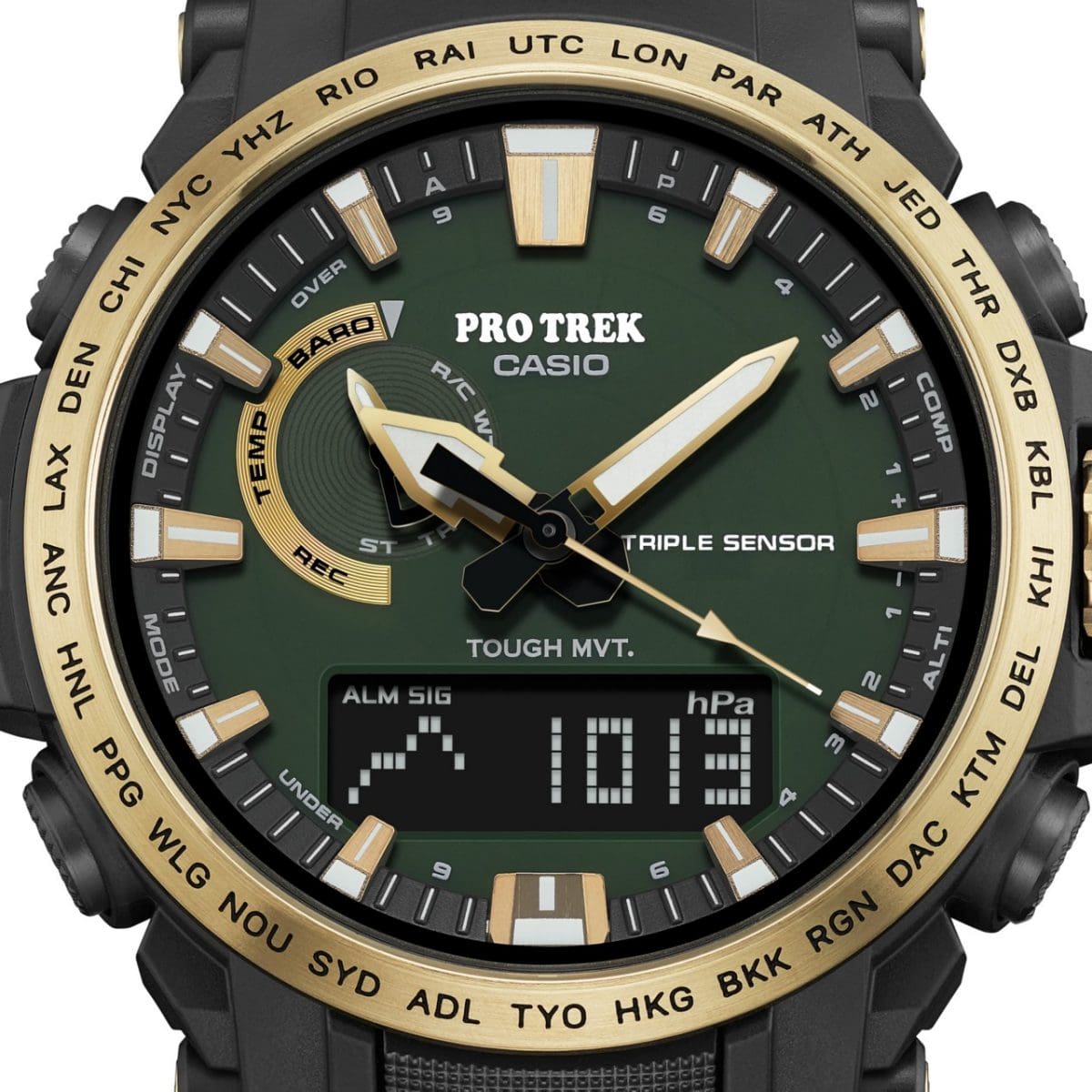 PRW-61ANS-3 Barometer display