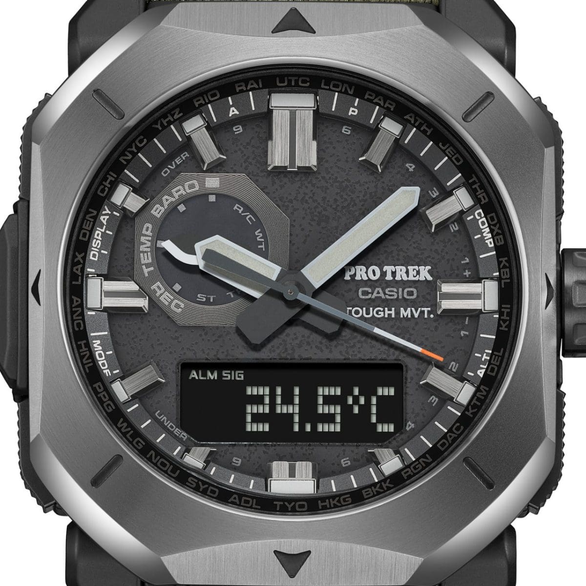 PRW-6900YB-3 Thermometer display