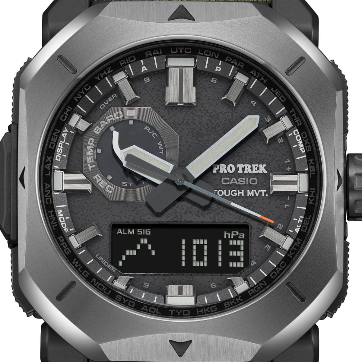 PRW-6900YB-3 Barometer display