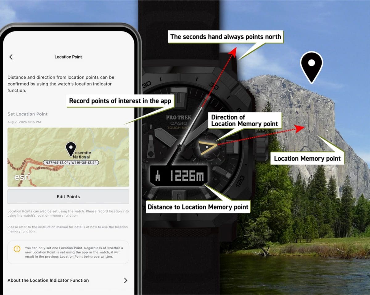 PRW-B1000-1 Location Indicator guides adventures out in the field 