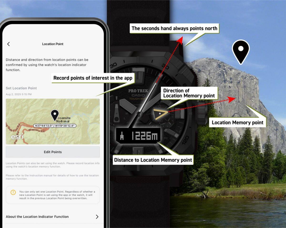 PRW-B1000-1 Location Indicator guides adventures out in the field