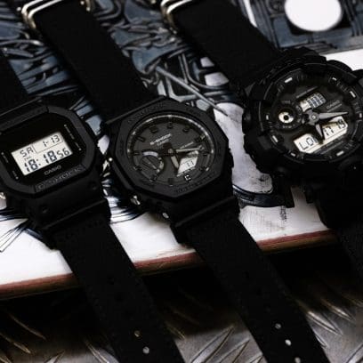 G-SHOCK Utility Black: DW-5600BCE-1, GA-2100BCE-1A, GA-700BCE-1A