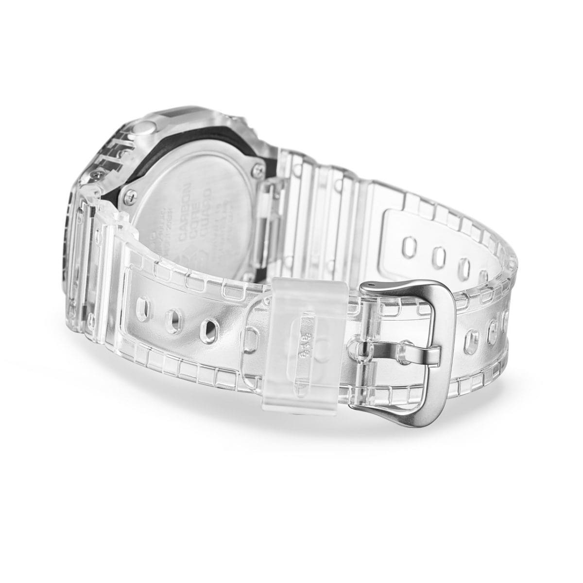 Parte traseira do GA-2100SRS-7A com alça fechada e fecho prateado