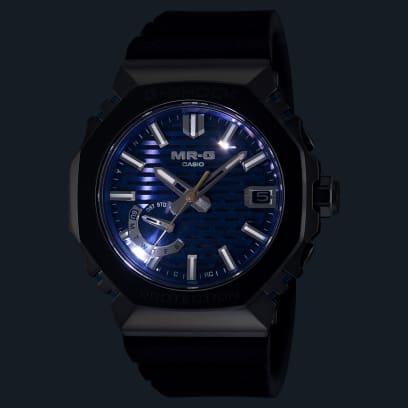 Iluminação LED do relógio analógico MRG-B2100R-2A