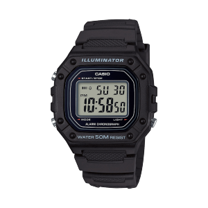 Vista frontal do W-218H-1AV preto