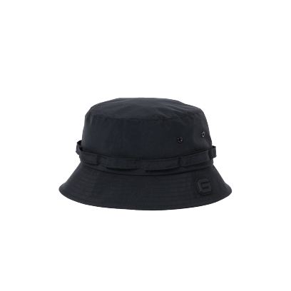LIFESTYLE NYLON JUNGLE HAT BLACK×CHARCOAL  #1