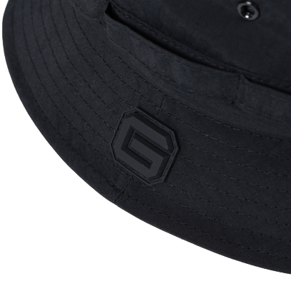 LIFESTYLE NYLON JUNGLE HAT BLACK×CHARCOAL  #4