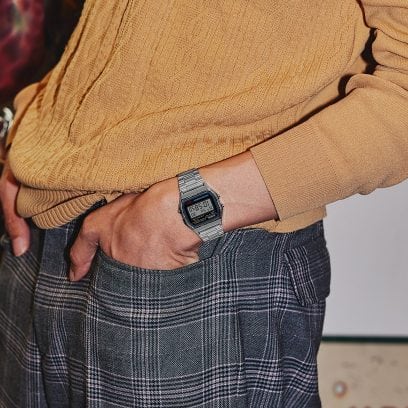 CASIO A158WA-1 Silver #3