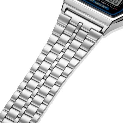 CASIO A159WA-N1 Silver #6