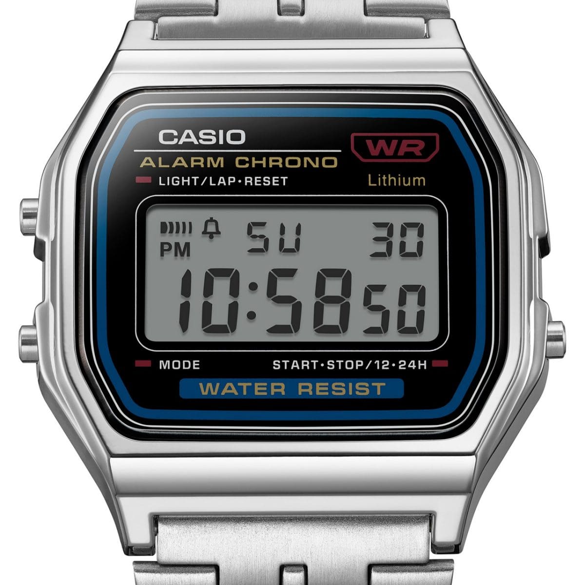 CASIO A159W-N1 Silver #8