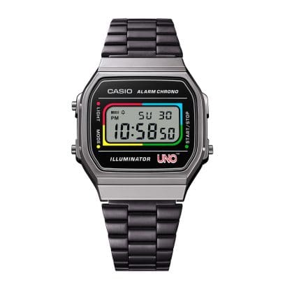 CASIO A168WEUC-1A Black #9