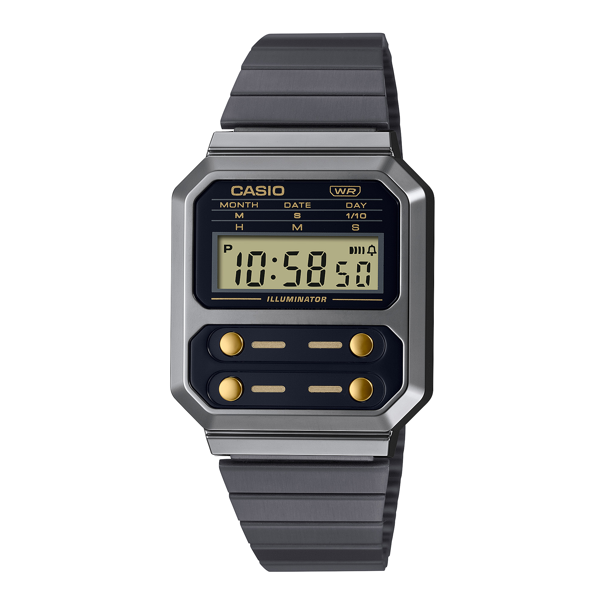 【着用回数1回】CASIO腕時計 チプカシ A100WEGG-1A2 A100WEGG-1A2 | CASIO SINGAPORE