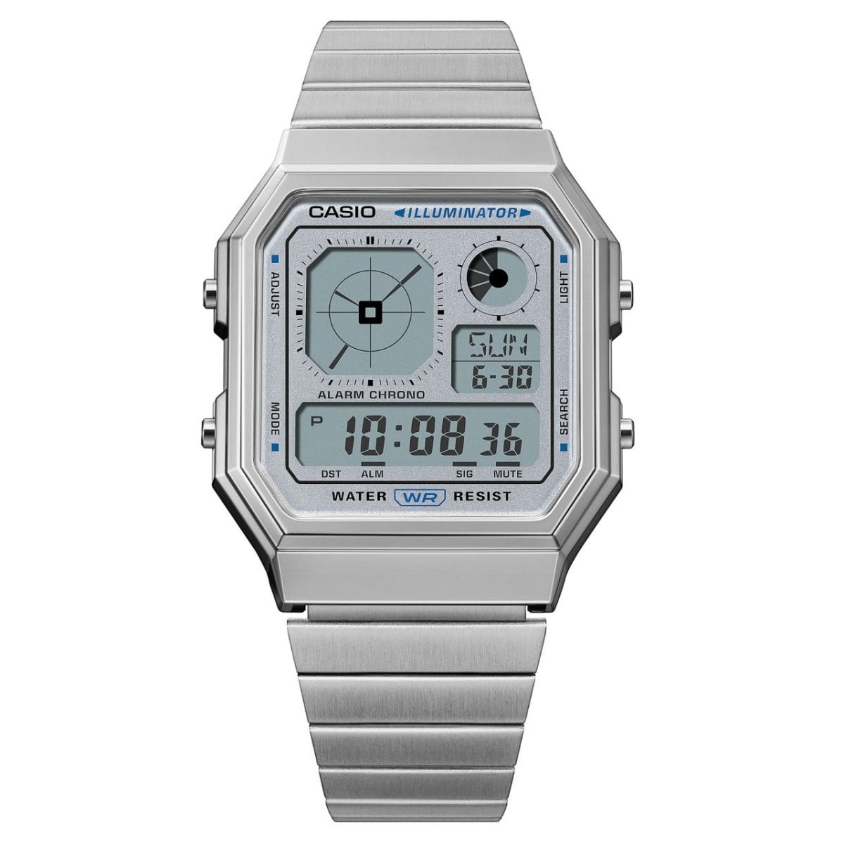 CASIO A130WE-7A Silver #6