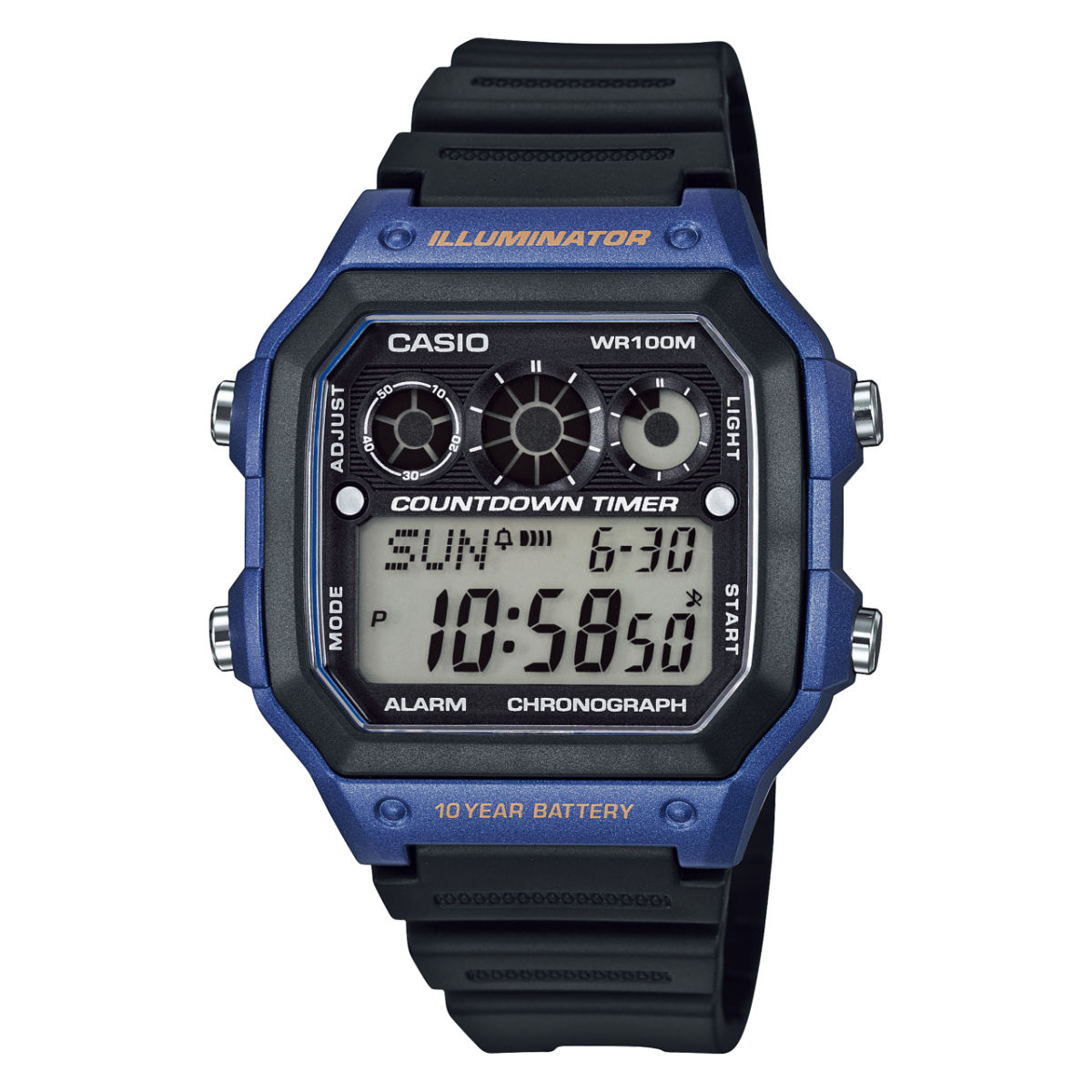 CASIO AE-1300WH-2AV Blue, Light blue #1