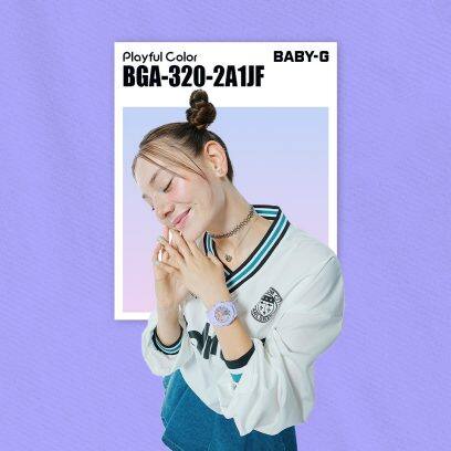 BABY-G BGA-320-2A1 Blue, Light blue #4