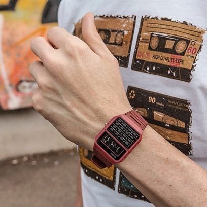 CASIO CA-53WF-4B Red #2