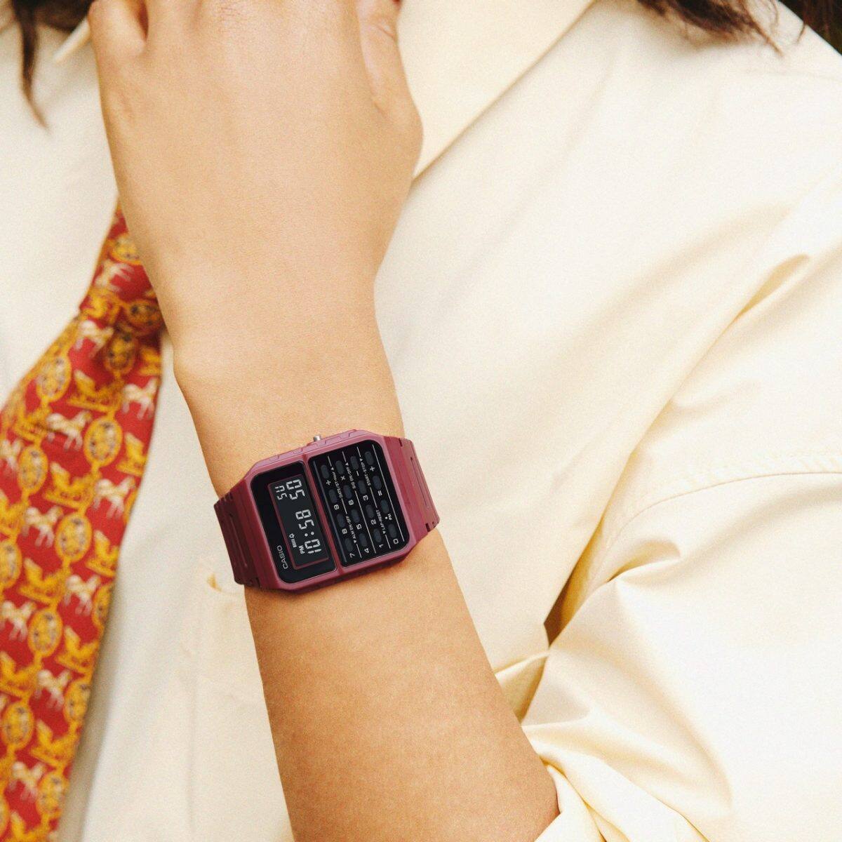 CASIO CA-53WF-4B Red #9