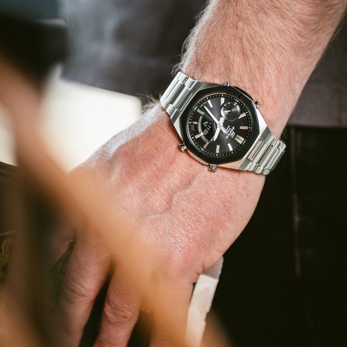 EDIFICE ECB-S10DB-1A Black #2