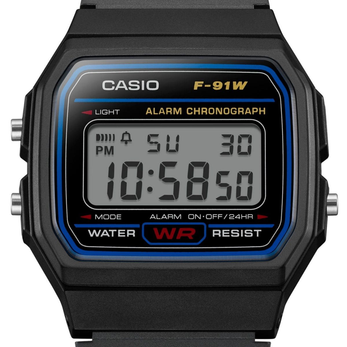CASIO F-91W-1 Black #8