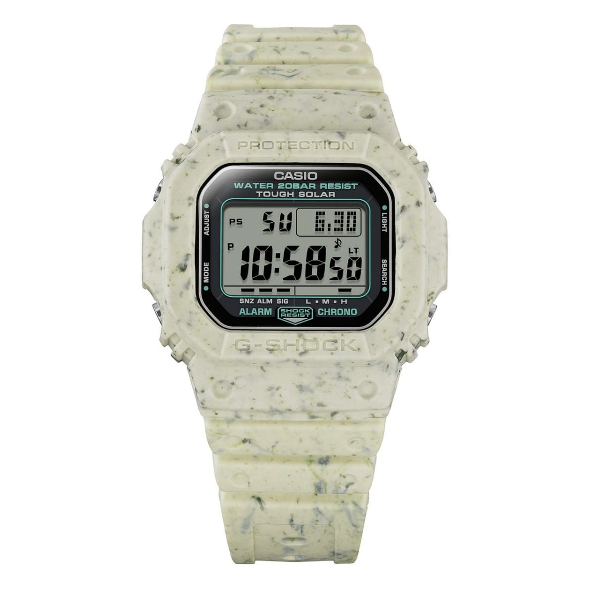 G-SHOCK Tough Solar ホワイト腕時計　5600シリーズ Amazon.co.jp: カシオ G-Shock 5600、ホワイト、ワンサイズ M US