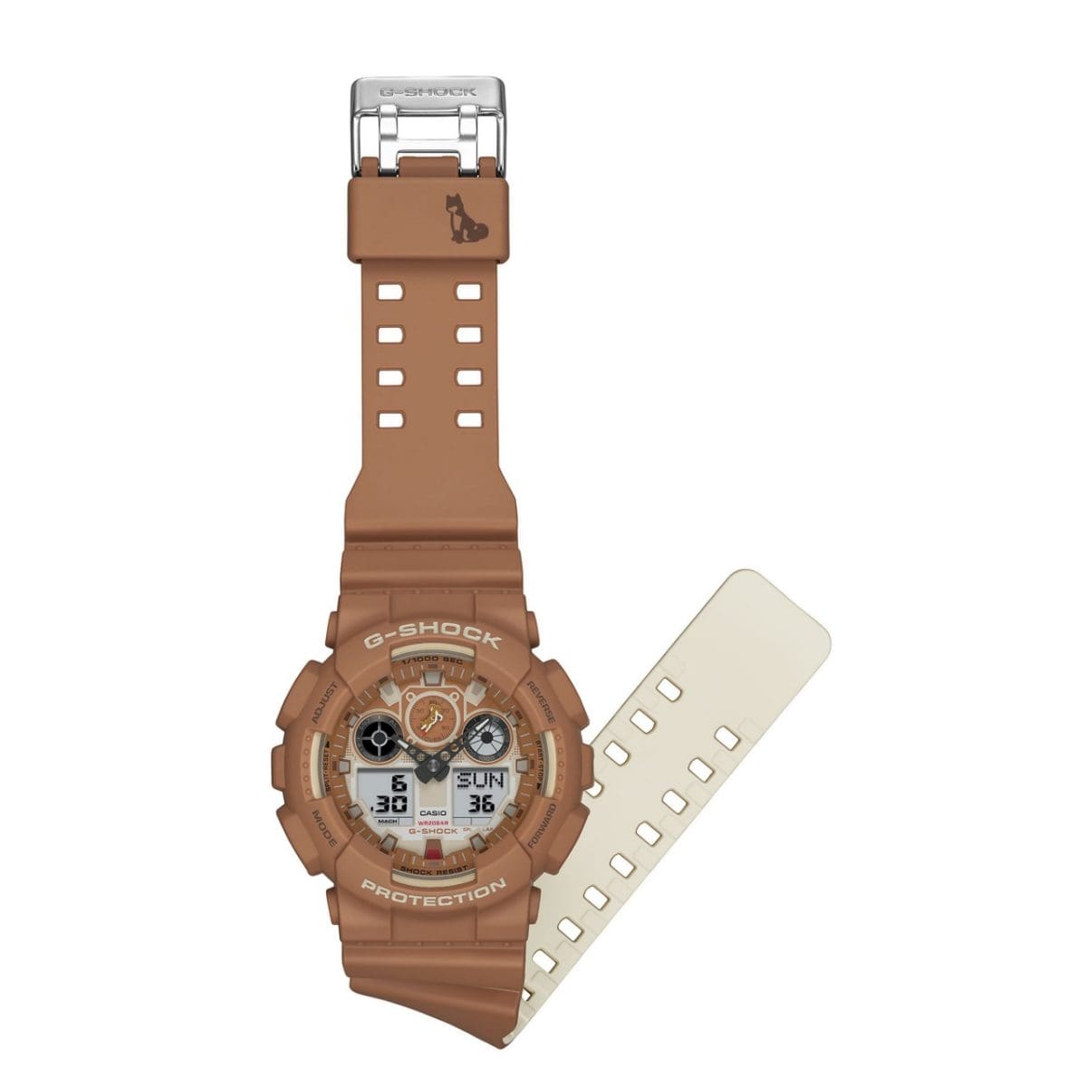 G-SHOCK GA-100SHB-5A Brown #7