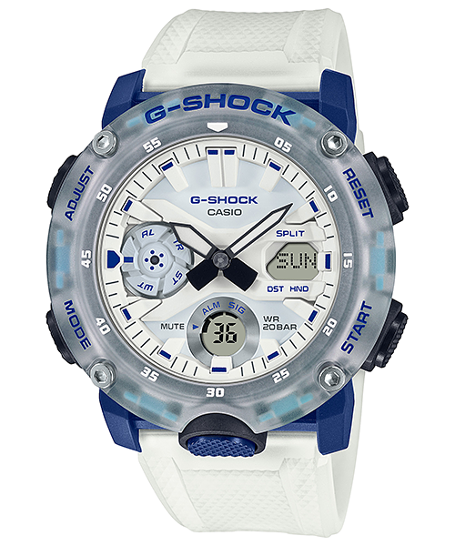 G-SHOCK CASIO ホワイト 腕時計 GA-2000 GA-2000HC-7A | G-SHOCK ANALOG-DIGITAL GA-2000 SERIES | CASIO SINGAPORE