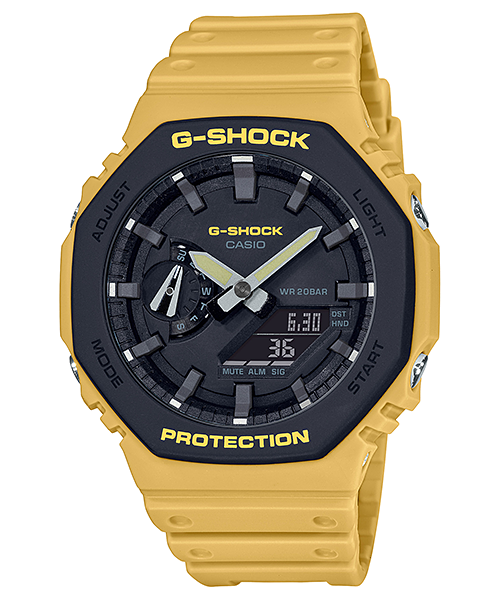 美品★G-SHOCK GA-2110SU-9A イエロー GA-2110SU-9A | G-SHOCK ANALOG-DIGITAL GA-2100 SERIES | CASIO