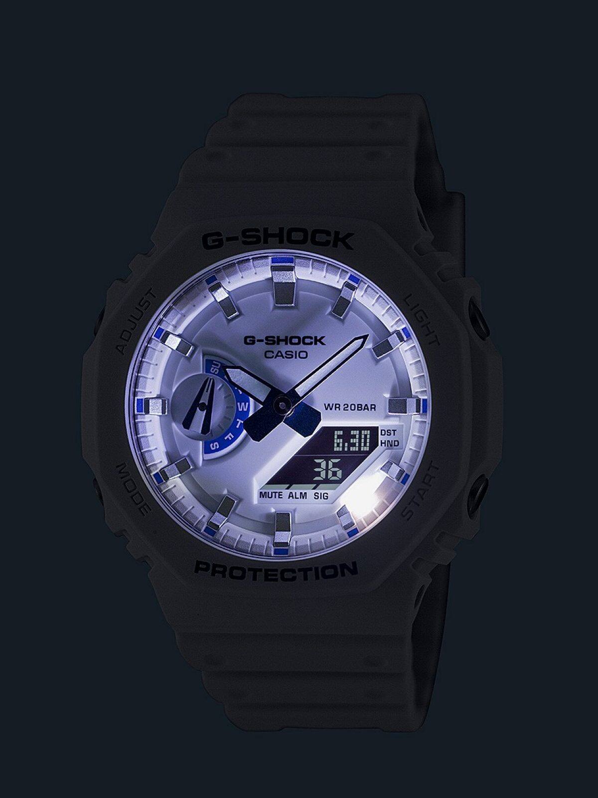 GA-2100HDS-7A1 LED light for maintaining watch readability in the dark #4