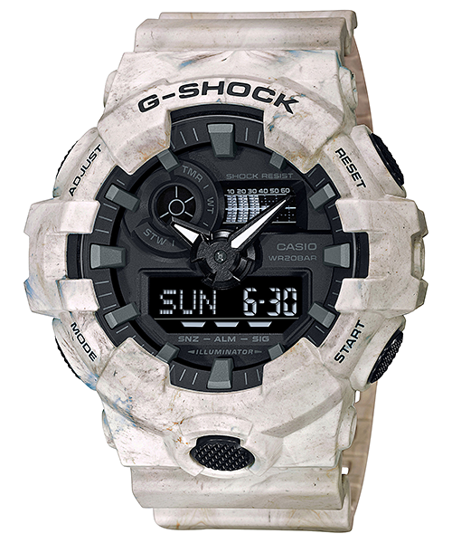 時計 G-SHOCK GA-700WM-5AJF GA-700WM-5A | G-SHOCK ANALOG-DIGITAL GA-700 SERIES | CASIO SINGAPORE