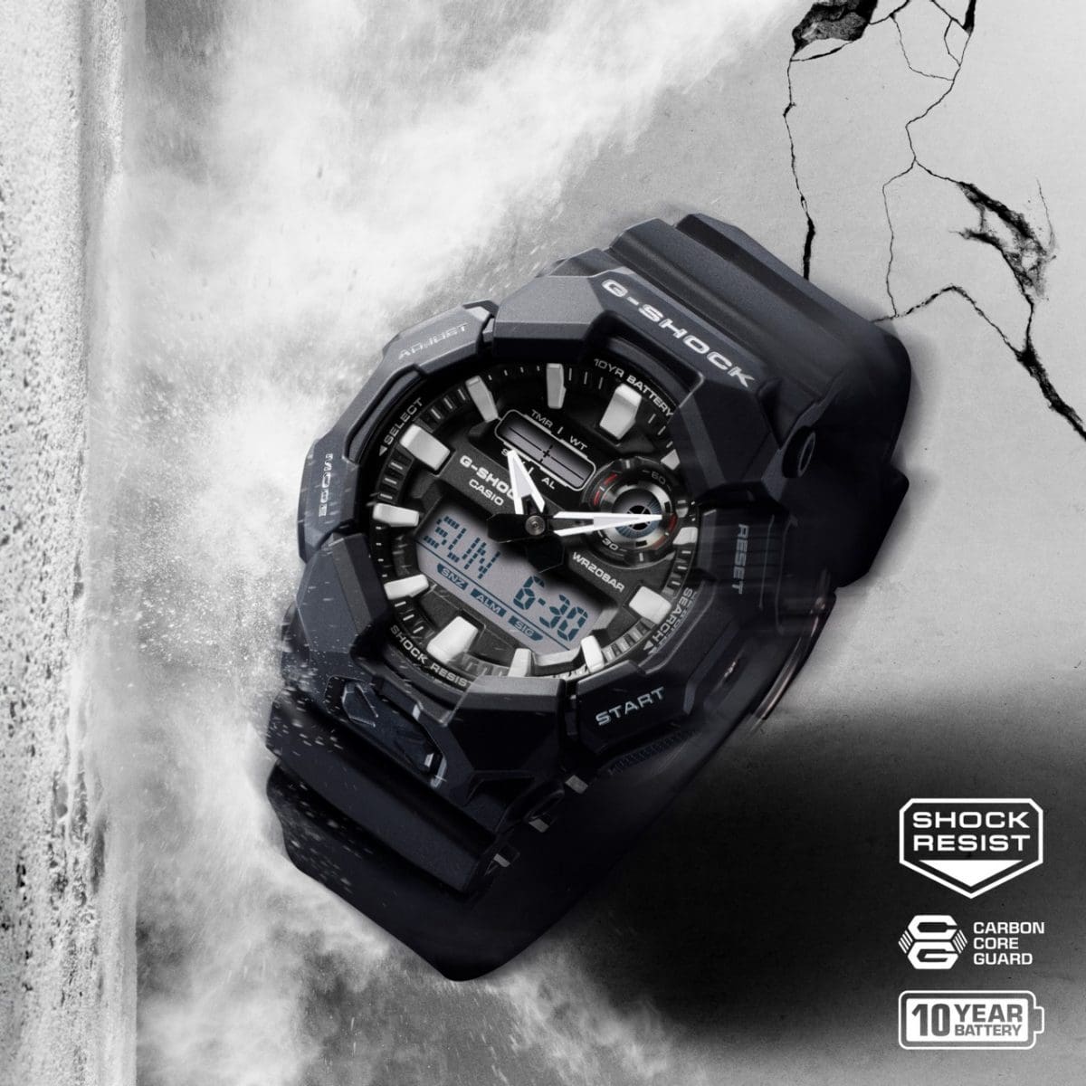 G-SHOCK GA-010-1A Black #3