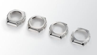 GBM-2100A-4B Metal bezel accentuating an octagonal form #3