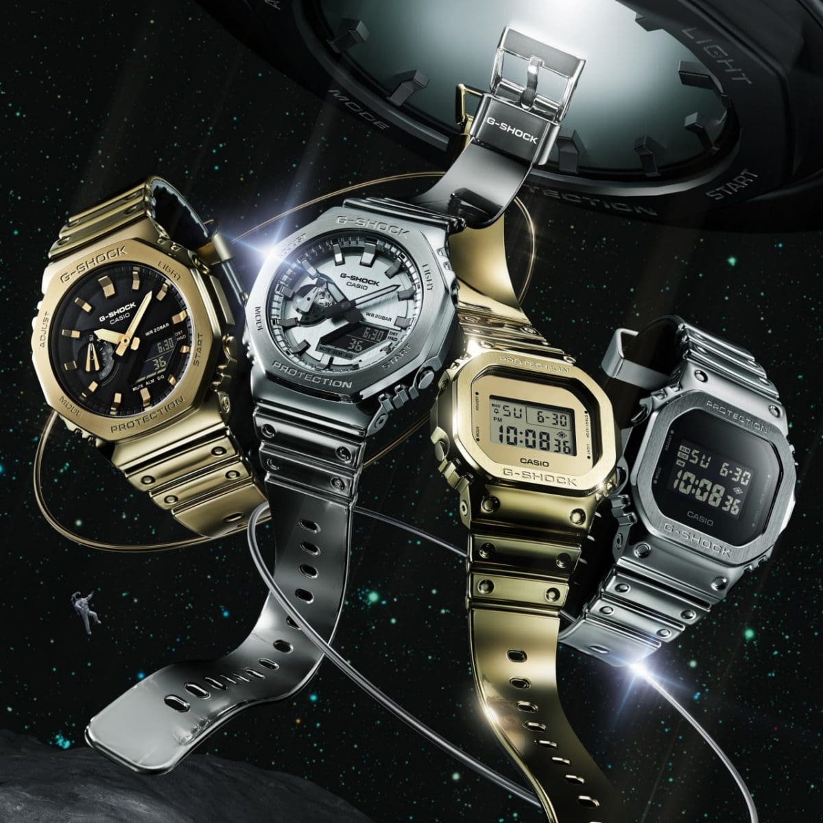 From left: GM-2100YMG-9A, GM-2100YM-8A , GM-5600YMG-9, GM-5600YM-8 #6