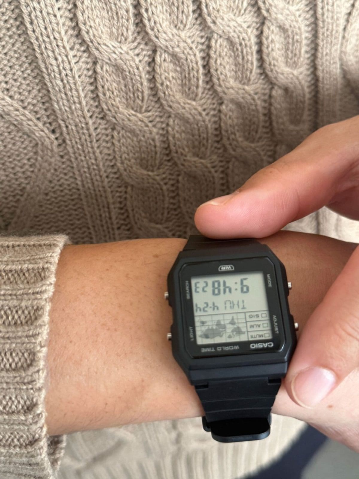 CASIO LF-30W-1A Black #7