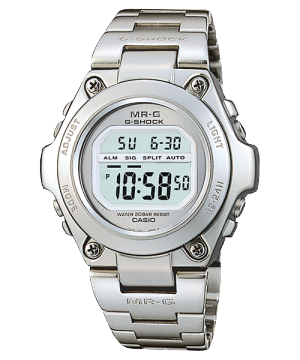 【ジャンク】CASIO G-SHOCK MRG-100 Casio G-Shock MRG-100 Titanium Silver Digital Mens Watch